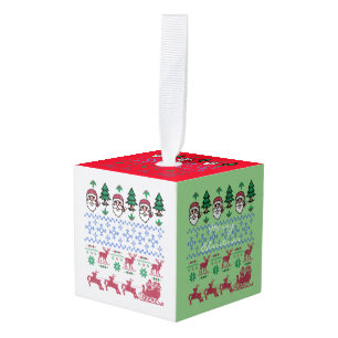 Ugly kerstkeuken Thunder_Cove Kubus Ornament