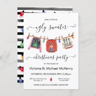 Ugly kerstkeukenbond kaart