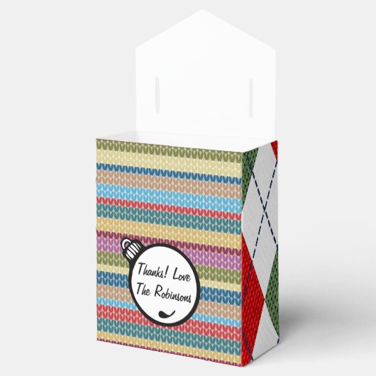 Ugly Kerstkeuker Partij Persoonlijk Bedankdoosjes (Geopend)