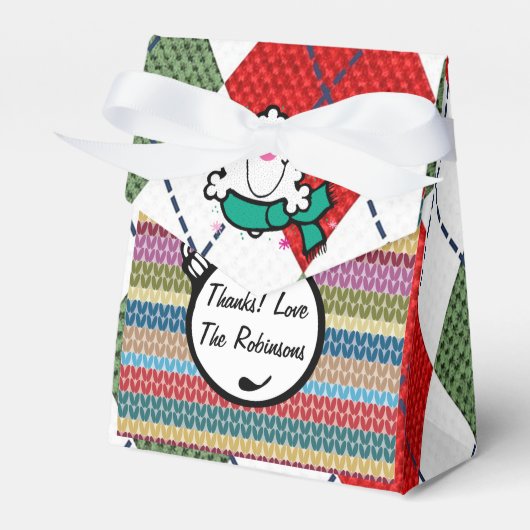 Ugly Kerstkeuker Partij Persoonlijk Bedankdoosjes (Voorkant Zijde)