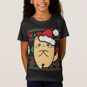 Ugly KerstSweater Cute Kawaii Anime Chibi Shy T-shirt