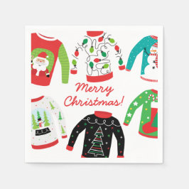 Ugly KerstSweater Party Servet