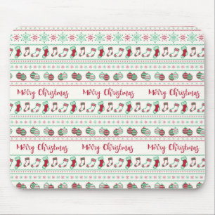 Ugly KerstSweater Pattern Holiday Muismat