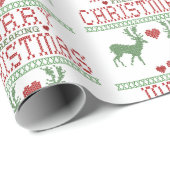 Ugly kersttrui cadeaupapier (Rol Hoek)