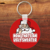 Ugly Kerstzar Santa Claus Sleutelhanger (Voorkant)