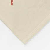 Ugly Merry Christmas sweater akoestische gitaar Fleece Deken (Hoek)