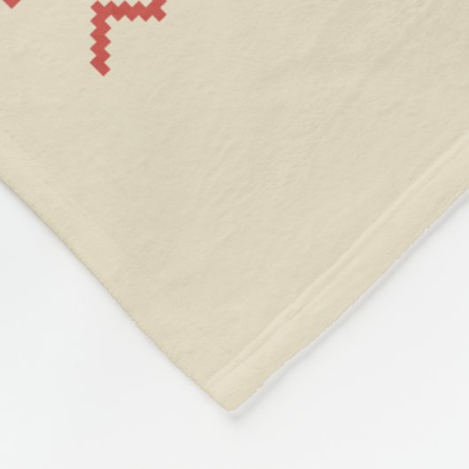 Ugly Merry Christmas sweater akoestische gitaar Fleece Deken (Hoek)