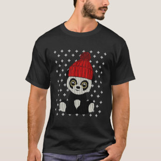 Ugly Panda Bear Santa X-Mas T-shirt