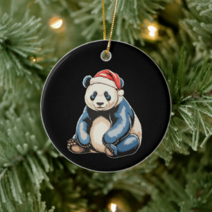 Ugly Panda Lovers Xmas Santa Vakantie Trui Keramisch Ornament