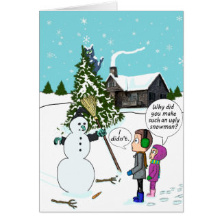 Ugly Snowman Halloween Witch Crash Best Witches