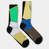 Ugly squares, text and colors sokken (Rechts)