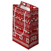 Ugly Sweater AR-15 Gift Bag Klein Cadeauzakje (Voorkant Gekanteld)