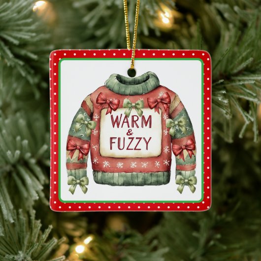 Ugly Sweater Award Ornament - Two Sided (Boom)