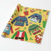 Ugly Sweater Cadeaupapier (Uitgerold)