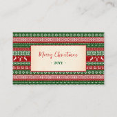 Ugly Sweater Christmas Free Drink Party Ticket (Dos)