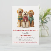 Ugly Sweater Christmas Party Invitation (Debout devant)