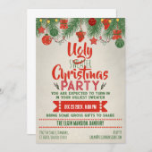 Ugly Sweater Christmas Party Kaart (Voorkant / Achterkant)