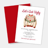 Ugly Sweater Christmas Party Kaart