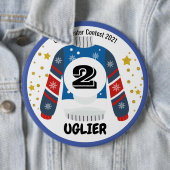Ugly Sweater Contest Prize-Button Ronde Button 6,0 Cm (In situ)