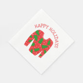 Ugly Sweater CUSTOM Vakantie Kerstmis Servet (Hoek)