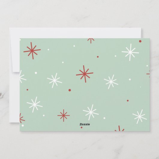 Ugly Sweater Graphic Photo met kerstkaart (Achterkant)