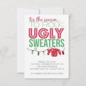 Ugly Sweater Holiday Party Kaart (Voorkant)