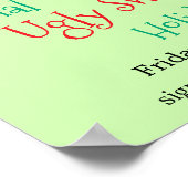 Ugly Sweater Holiday Party Poster (Hoek)