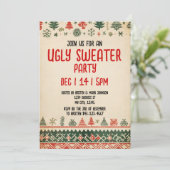 Ugly sweater Invitation | Christmas Holiday Invite (Debout devant)