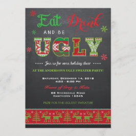 Ugly Sweater Invitation / Ugly Sweater Invite Kaart