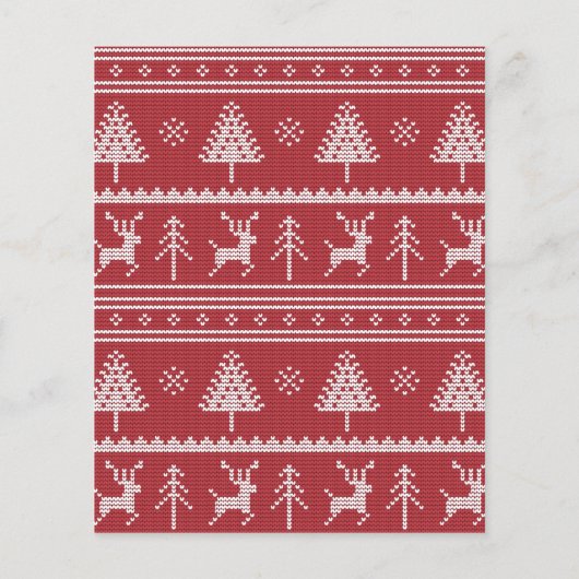 Ugly Sweater | kerstfeestdag in Chalkboard (Achterkant)