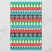 Ugly Sweater Kerstmis Baby shower Advice (Achterkant)