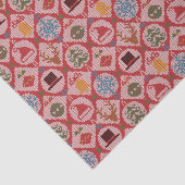 Ugly Sweater Kerstmis Tissuepapier (Detail)