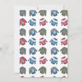 Ugly Sweater Kerstparty nodigt uit Kaart (Achterkant)