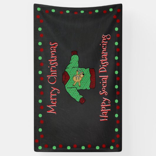 Ugly Sweater Kerstparty Spandoek (Verticaal)