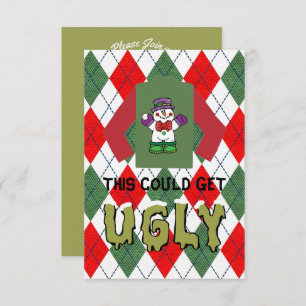Ugly Sweater Kerstparty Uitnodiging
