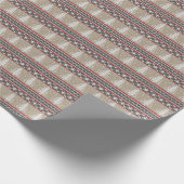 Ugly Sweater Knit-kerstpatroon | Tan Cadeaupapier (Hoek)