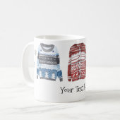 Ugly Sweater met Text Koffiemok (Voorkant links)