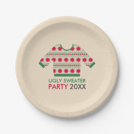 Ugly Sweater Papieren Bordje