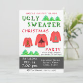 Ugly Sweater Party Invitation - Christmas Party (Debout devant)