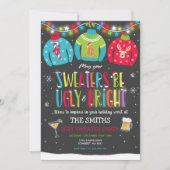 Ugly Sweater Party nodigt Ugly en Bright Sweater u Kaart (Voorkant)