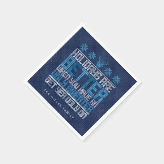 Ugly Sweater Party Servetten (Hoek)