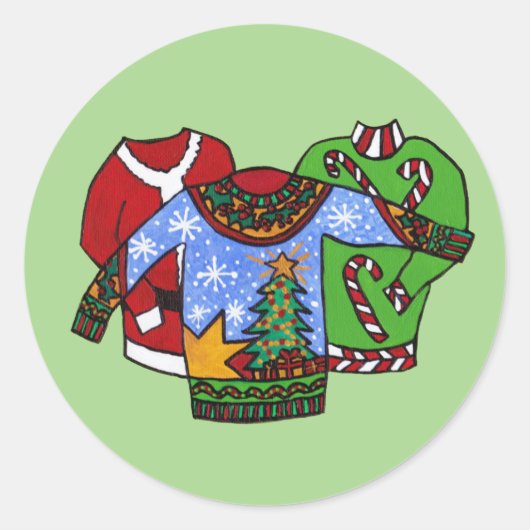 Ugly Sweater Stickers (Voorkant)
