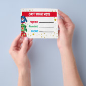 Ugly Sweater Voeding Card Flyer (Hand)