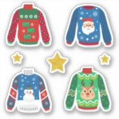 Ugly Sweaters Sticker (Voorkant)