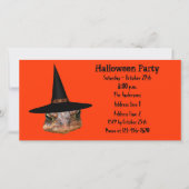 Ugly Toad Face Halloween Party Invite (Voorkant)