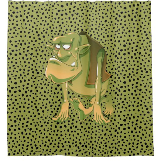 Ugly Troll Douchegordijn (Voorkant)