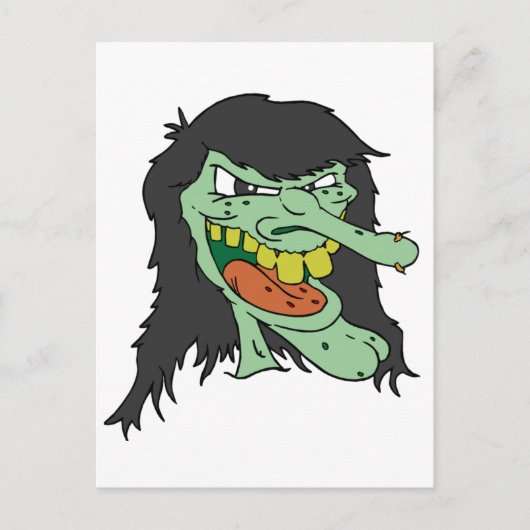 Ugly Witch Briefkaart (Voorkant)