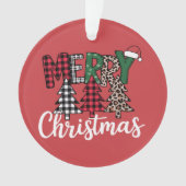 Ugly Xmas Merry and Bright Christmas Tree Santa  (devant)