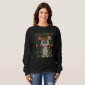 Ugly Xmas Sweater Style Lighting Armadillo Christm (Voorkant volledig)