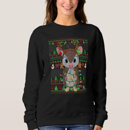 Ugly Xmas Sweater Style Lighting Armadillo Christm (Voorkant)